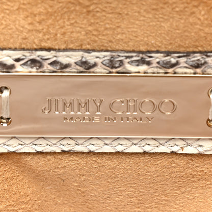 Jimmy Choo Snakeskin Rebel Crossbody Bag Black 6 of 12