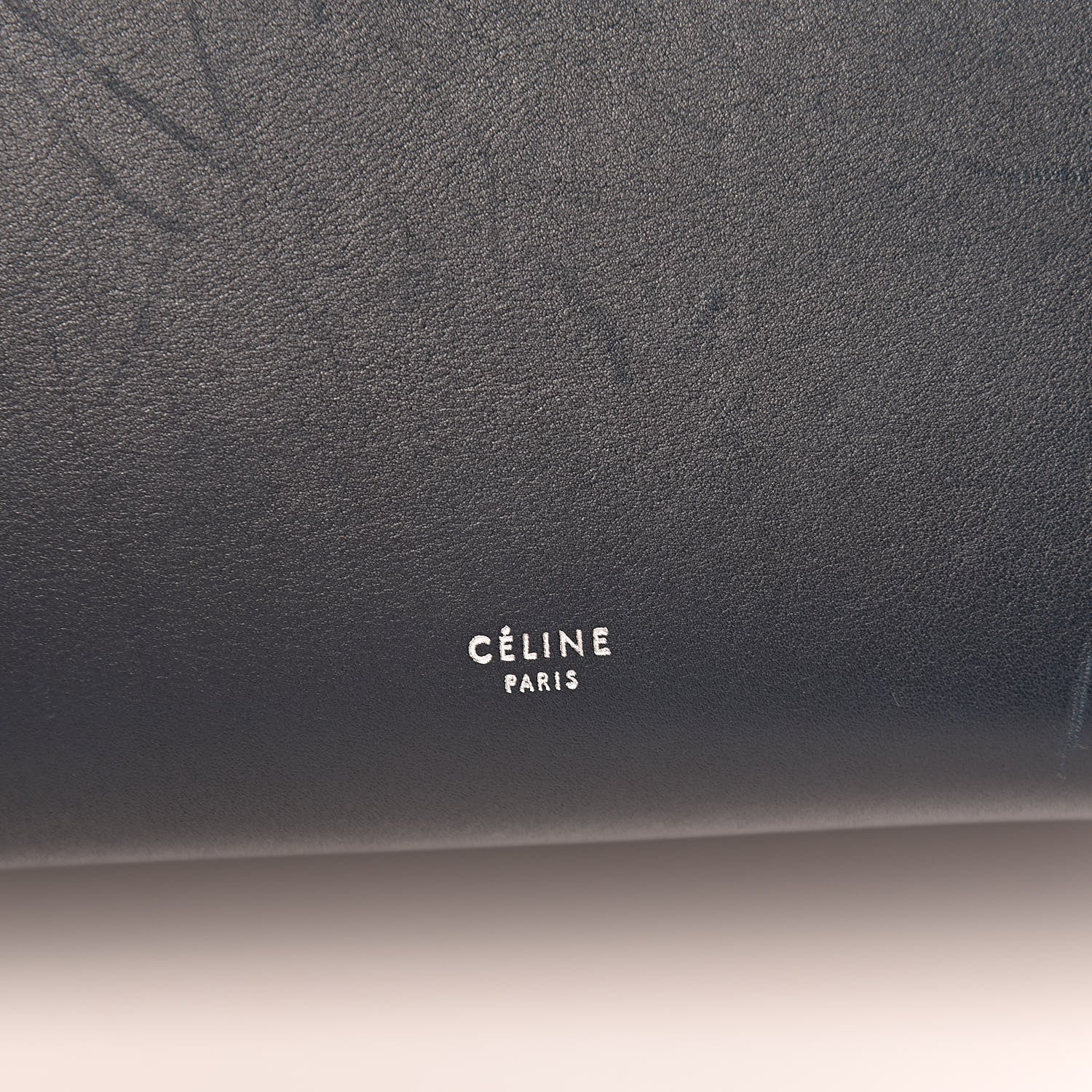 Celine Smooth Calfskin Micro Bi-Color Braided Belt Bag Dark Sea 6 of 14