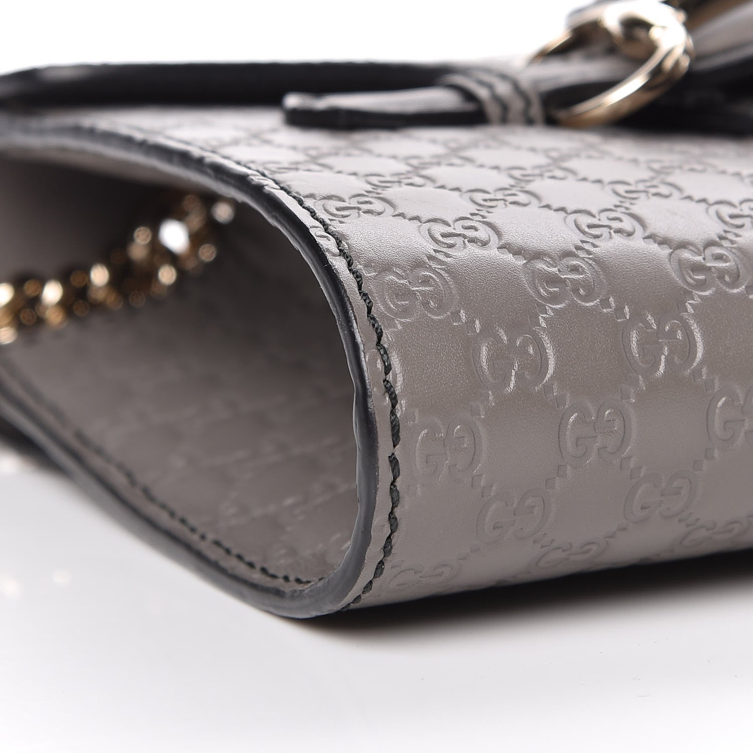 Gucci Soft Microguccissima Mini Emily Chain Shoulder Bag Loess 8 of 9