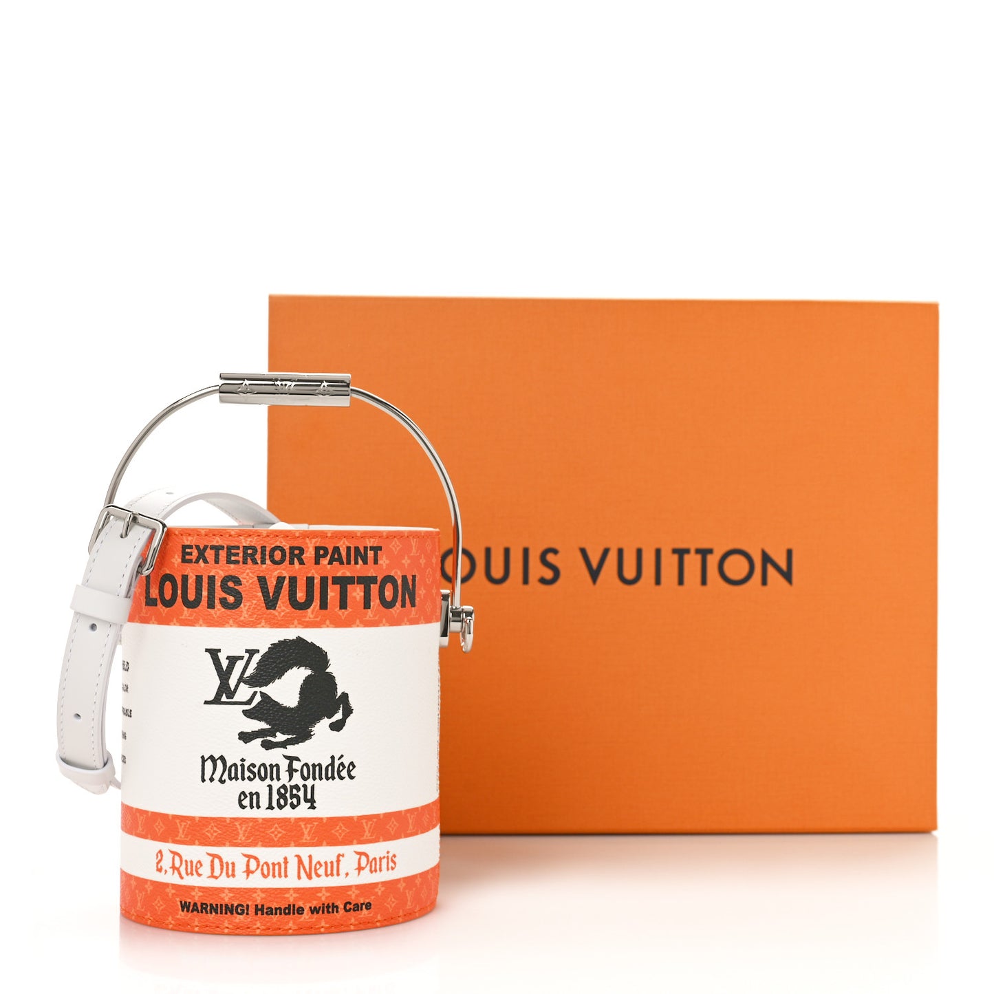 Monogram LV Paint Can Orange