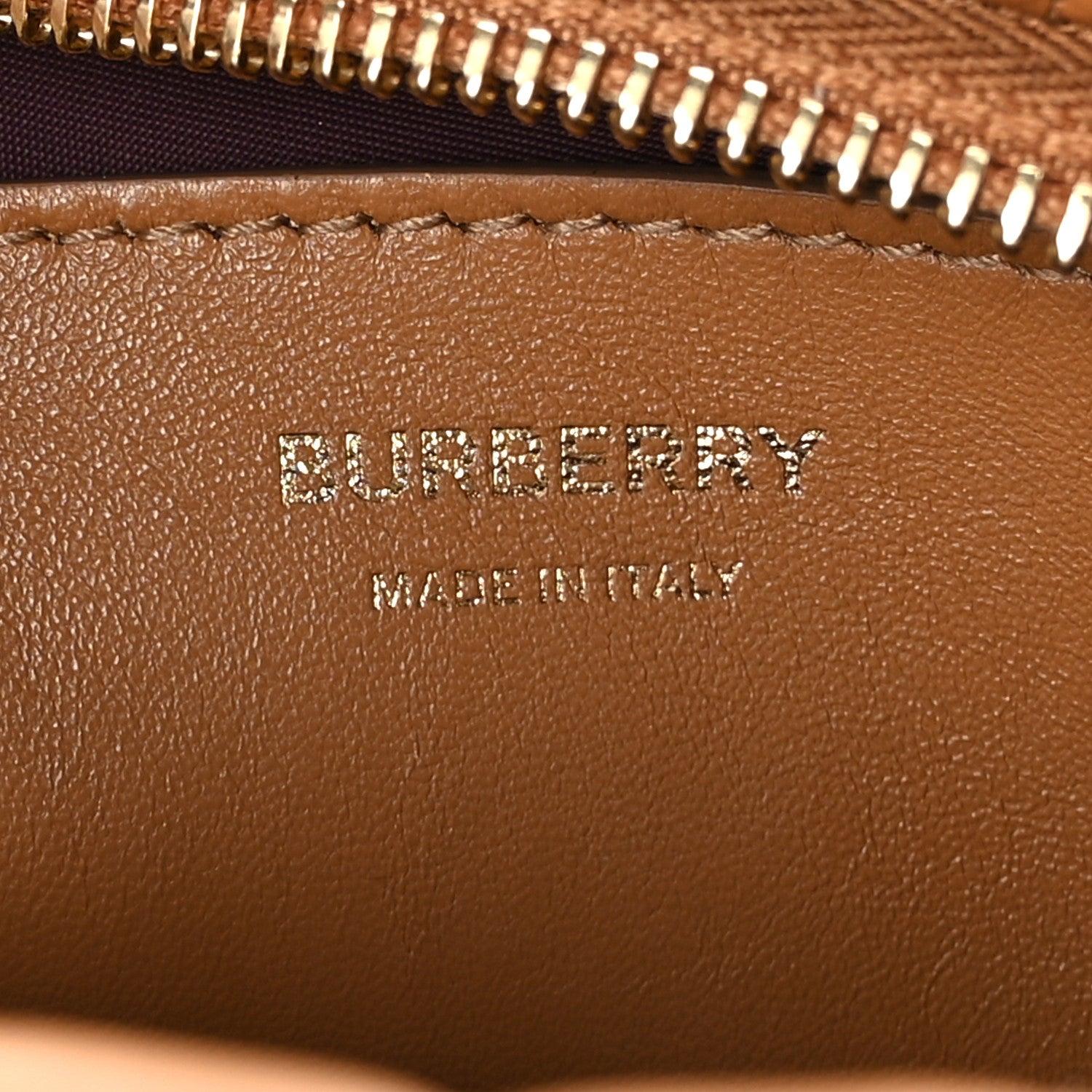Burberry Lambskin Quilted Small Soft Lola Bag Maple Brown 6 of 8
