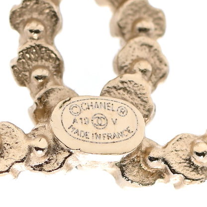 Chanel Crystal Mini CC Earrings Gold 4 of 5