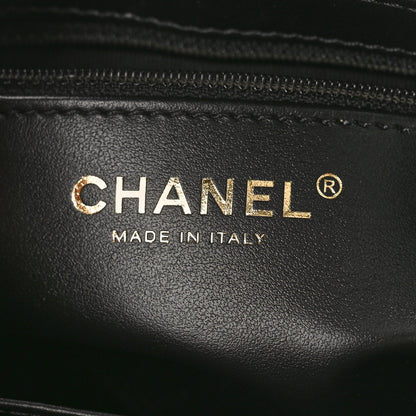 Chanel Shiny Aged Calfskin Quilted Nano Kelly Shopper Black 6 of 16