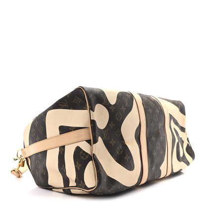 Louis Vuitton Monogram Tahitienne Saint Barth Keepall Bandouliere 50 4 of 9