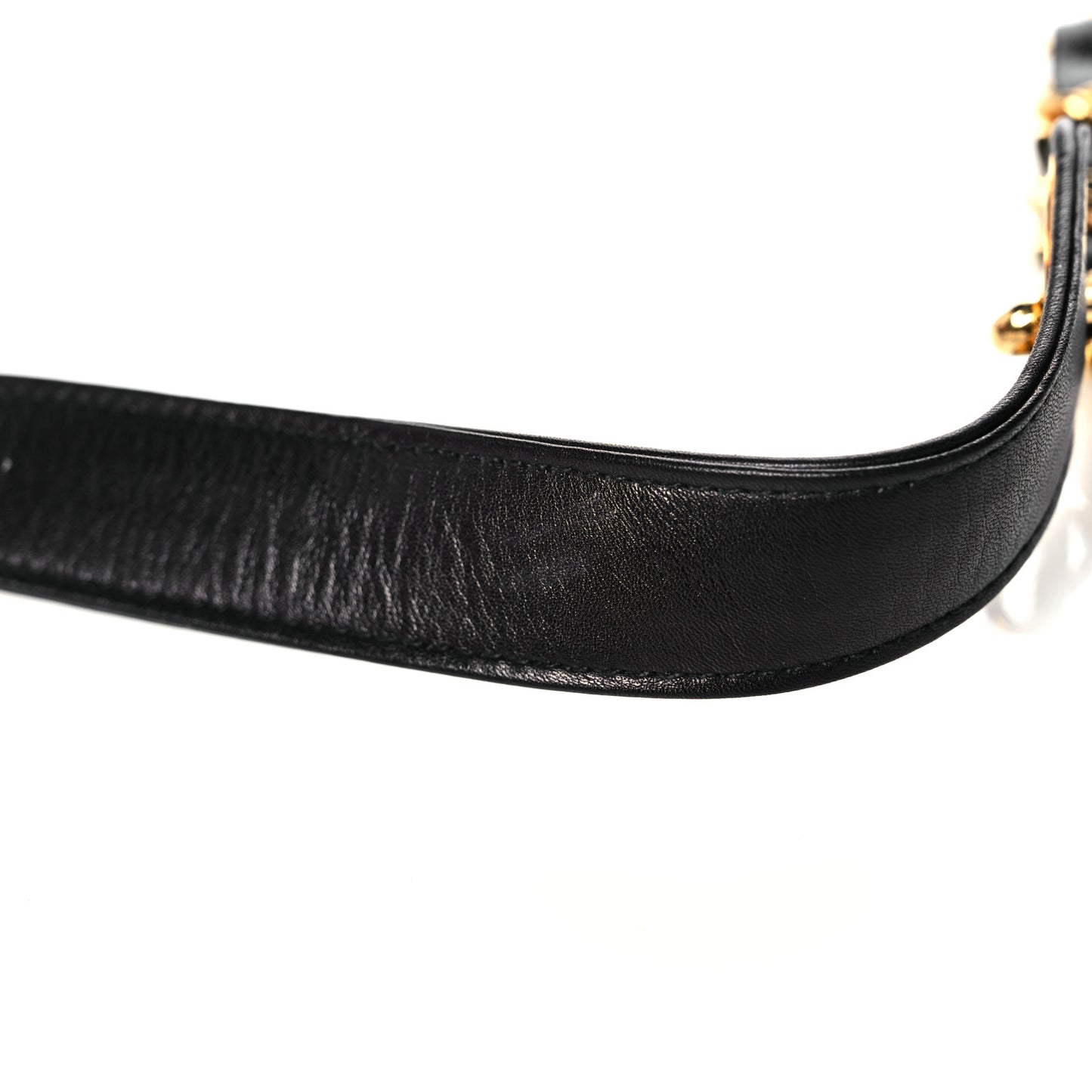 Lambskin Chevron Quilted Top Handle Bag Black