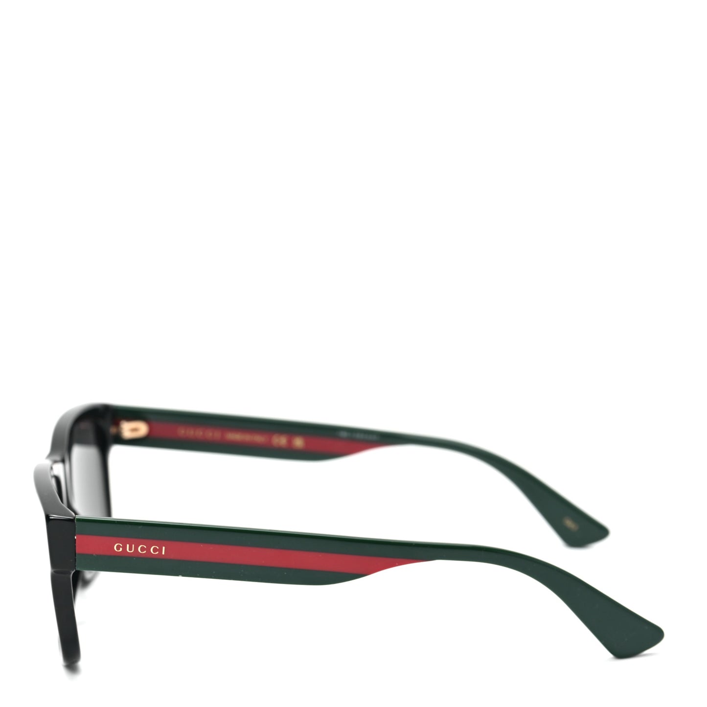 Acetate Square Frame Web Sunglasses GG0340S Black