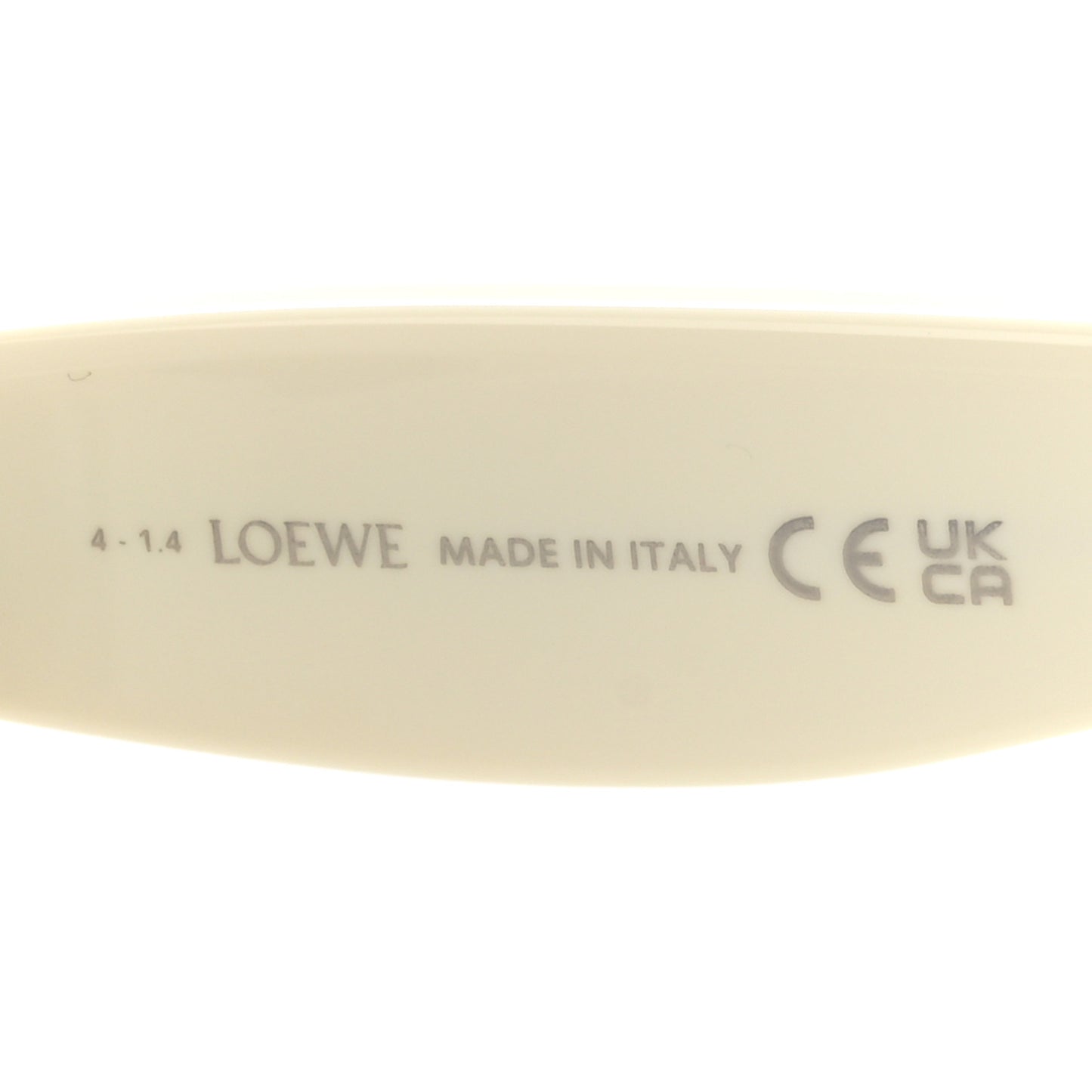 Acetate Curvy Sunglasses LW40153I White