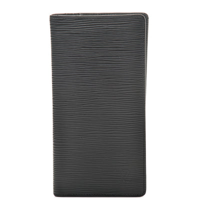 Louis Vuitton Epi Brazza Wallet Black 1 of 8
