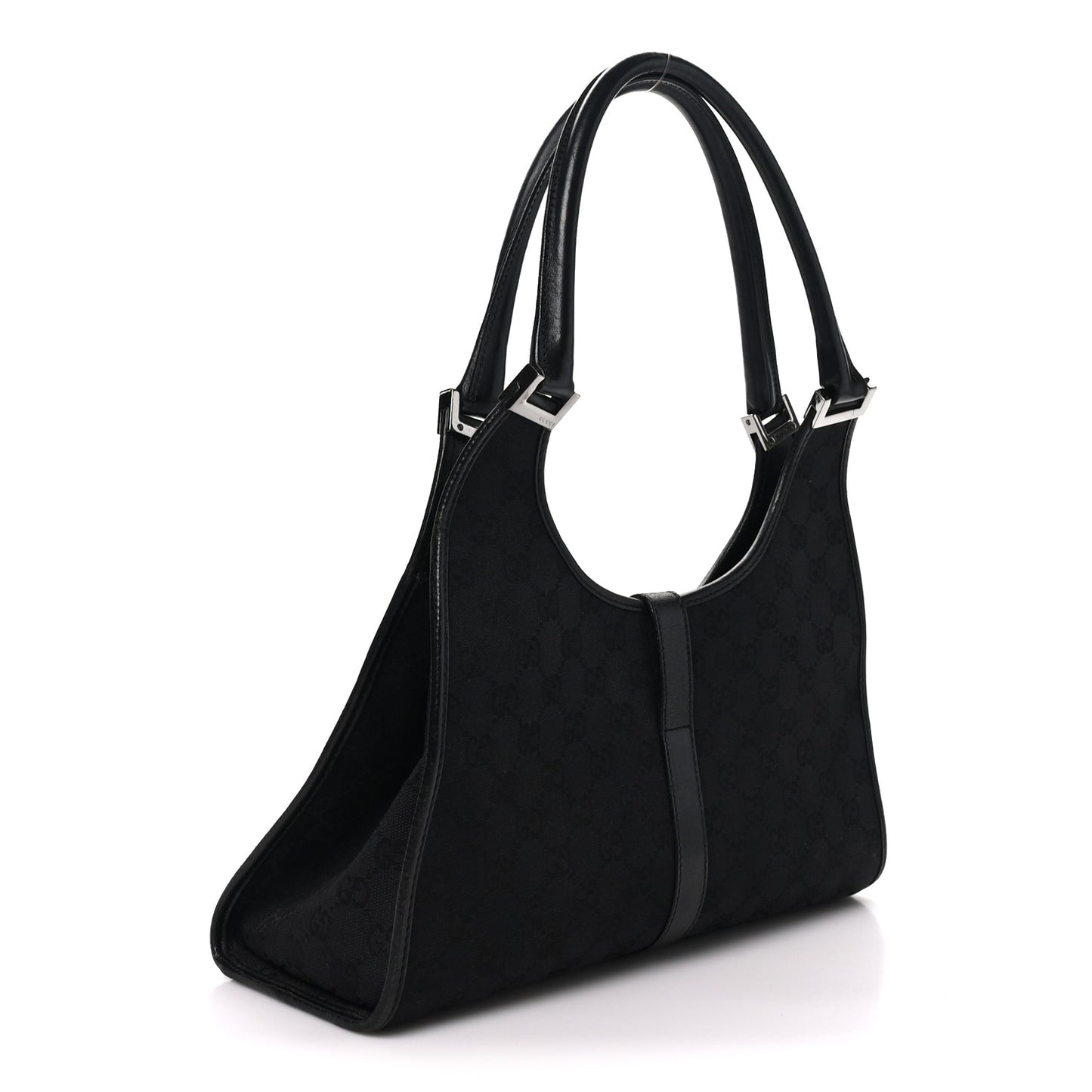 Monogram Jackie Shoulder Bag Black