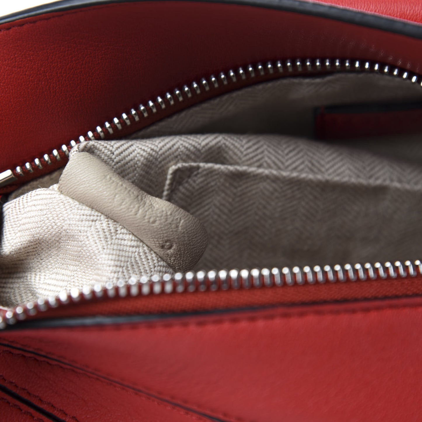Calfskin Small Puzzle Bag Scarlet