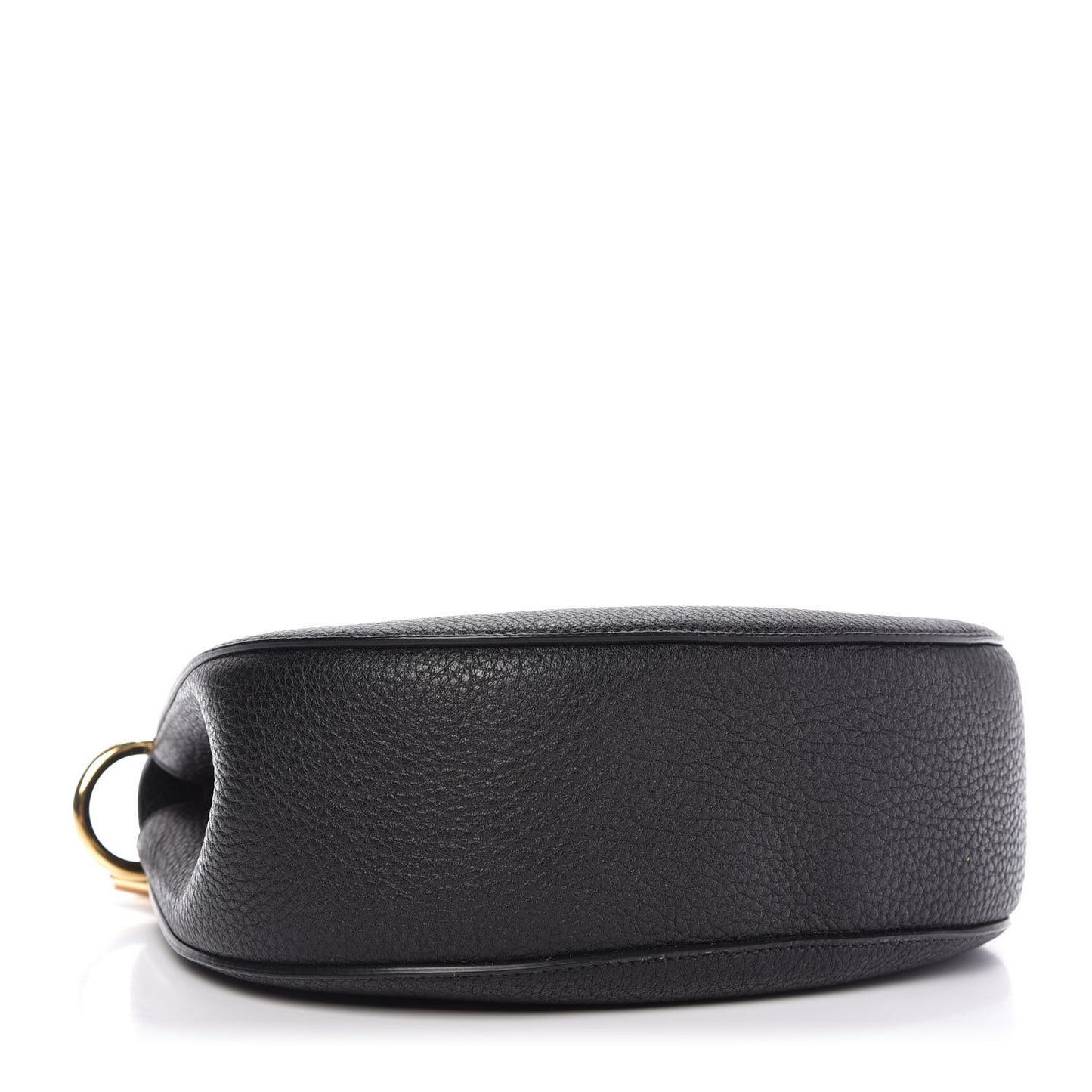 Grained Lambskin Drew Shoulder Bag Black