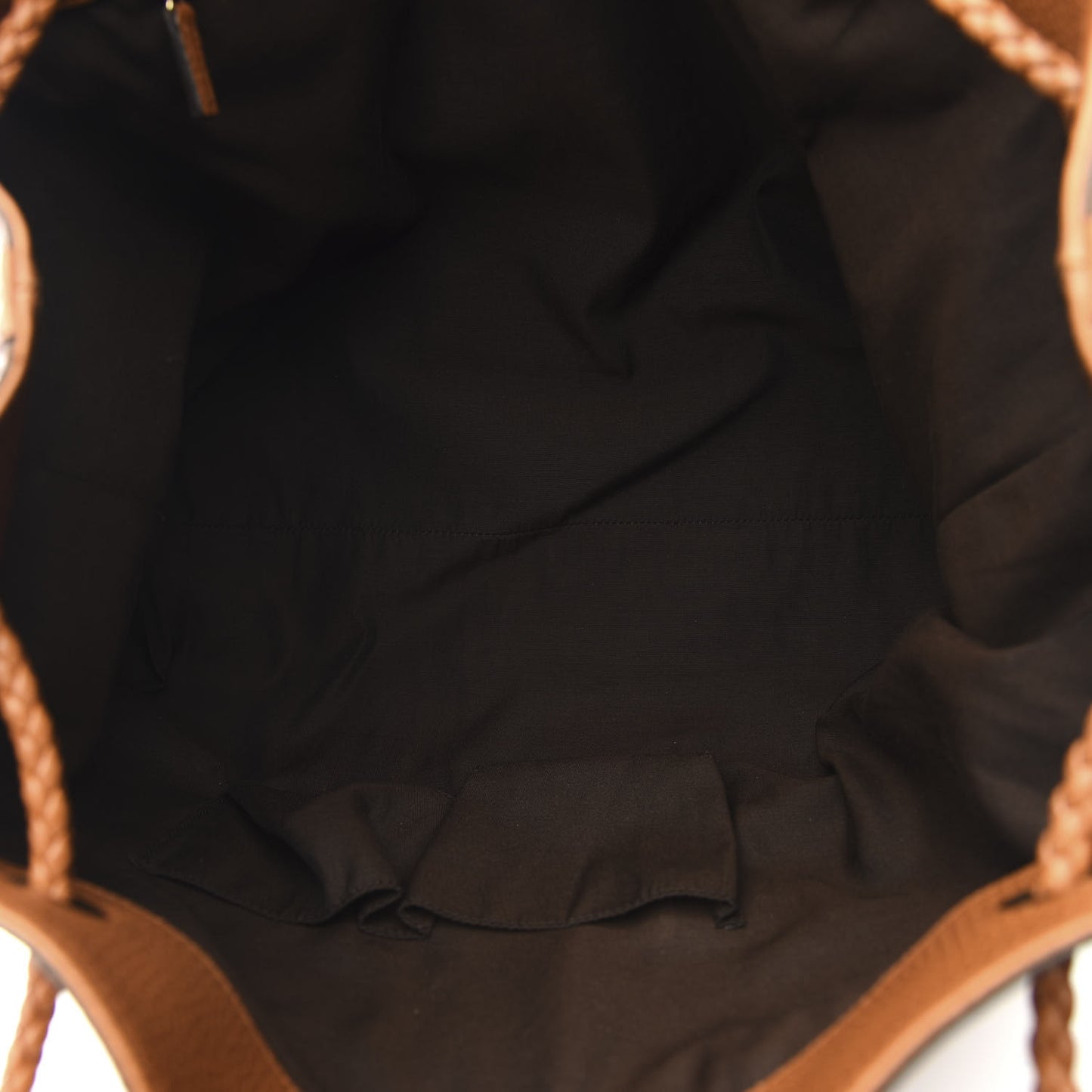 Calfskin Large Gifford Braided Handle Tote Saffron