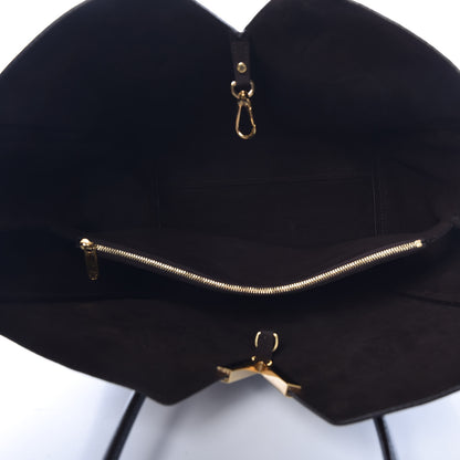 Louis Vuitton Calfskin Monogram Kimono Tote Black 5 of 14