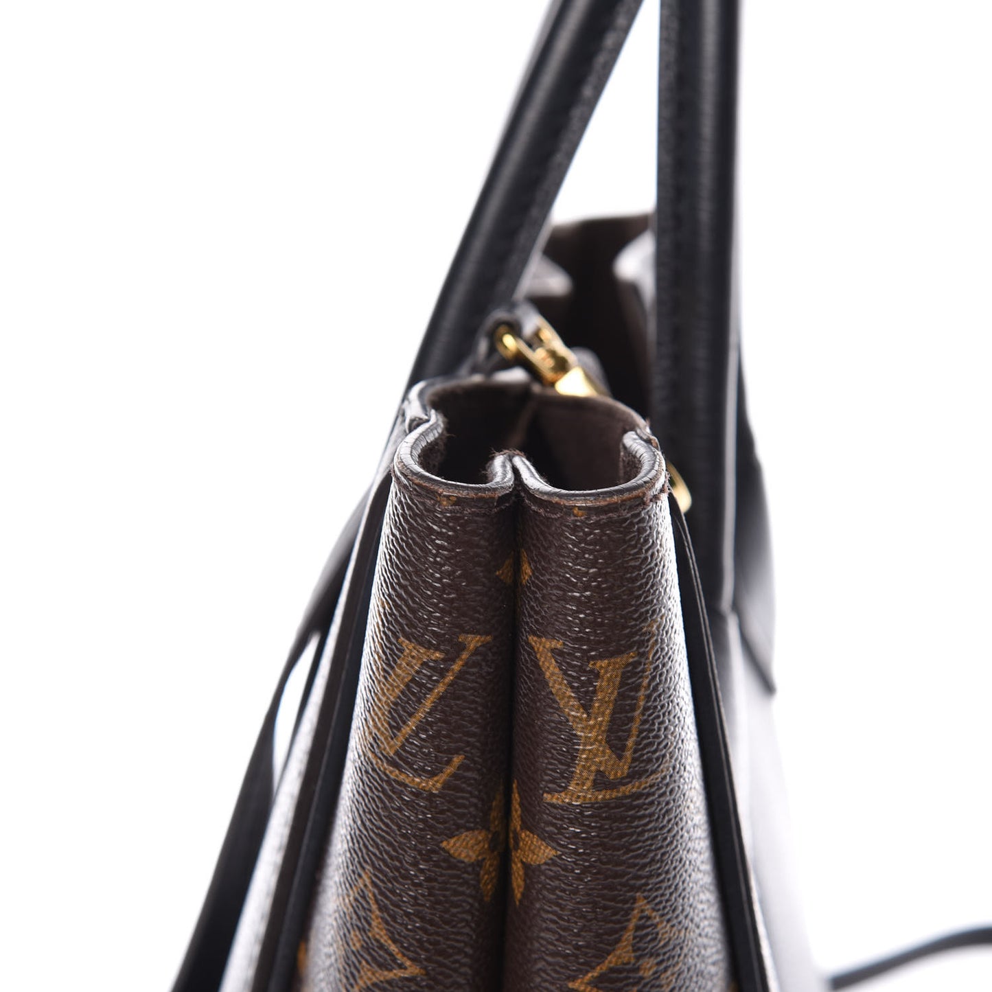 Calfskin Monogram Kimono Tote PM Black