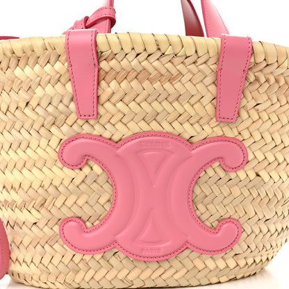 Celine Raffia Calfskin Triomphe Teen Panier Lipstick 7 of 9
