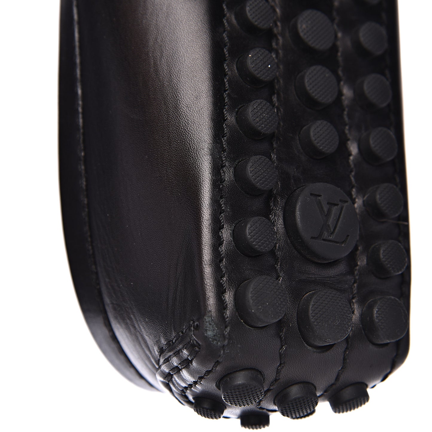 Calfskin Oxford Loafers 39.5 Black