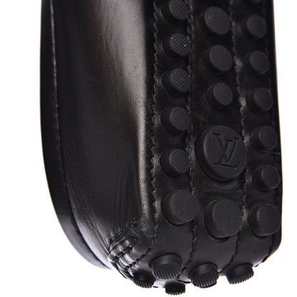 Louis Vuitton Calfskin Oxford Loafers 39.5 Black 9 of 10