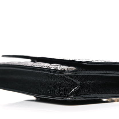 Chanel Caviar Quilted Wallet On Chain WOC Black 9 of 11