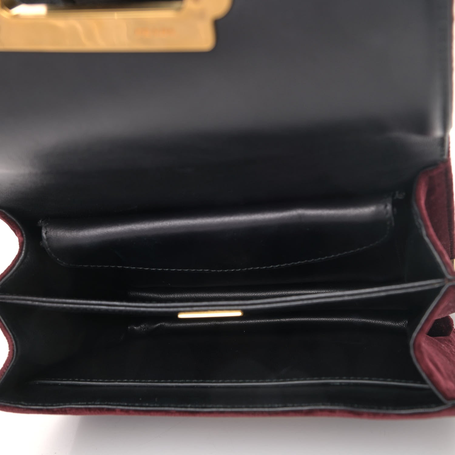 Prada Velvet City Calfskin Cahier Bag Ribes Black 5 of 9