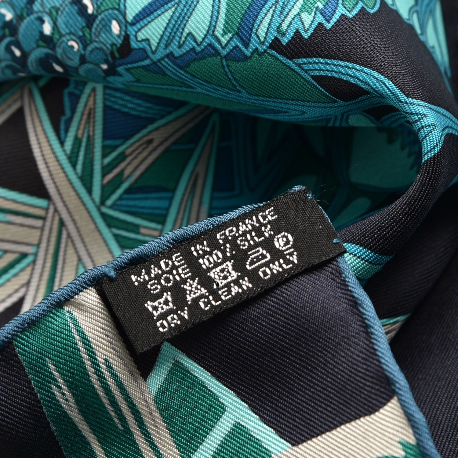 Hermes Silk Mythes Et Metamorphoses Scarf 90 Marine Turquoise Vert 6 of 6