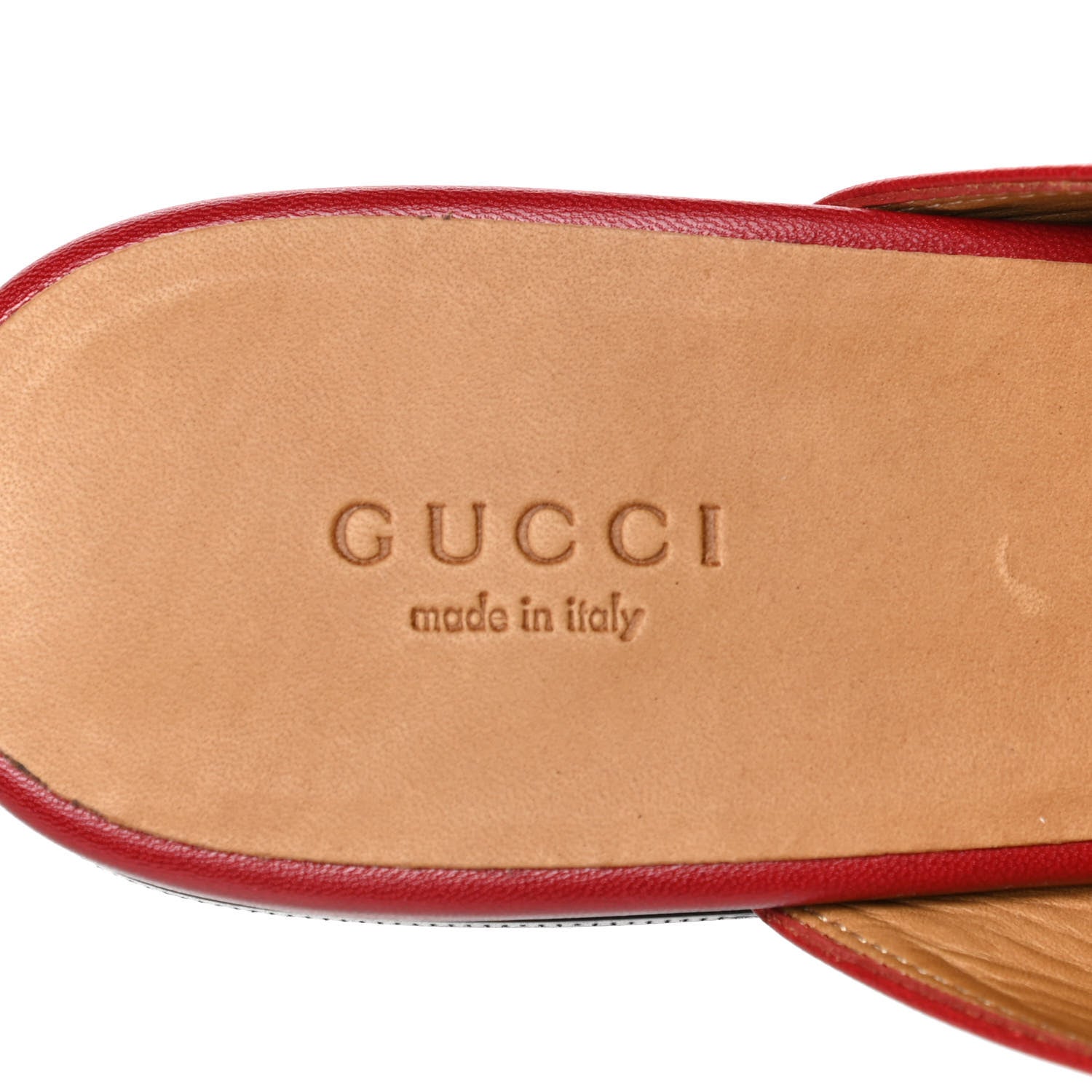 Gucci Malaga Kid Womens Princetown Slippers 39 Hibiscus Red 7 of 8