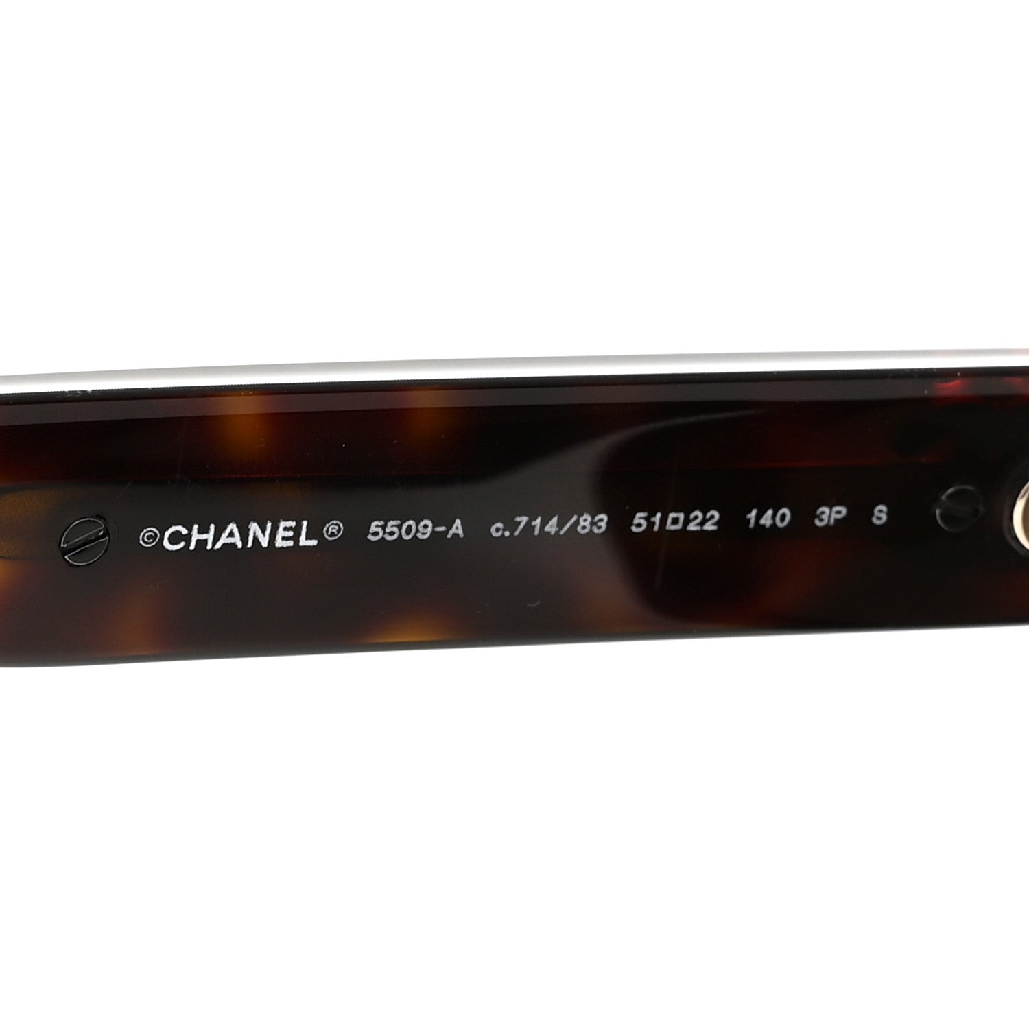 Chanel Acetate Square Sunglasses 5509-A Tortoise 5 of 8