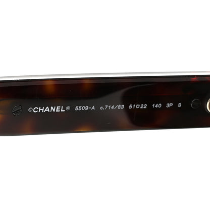 Chanel Acetate Square Sunglasses 5509-A Tortoise 5 of 8