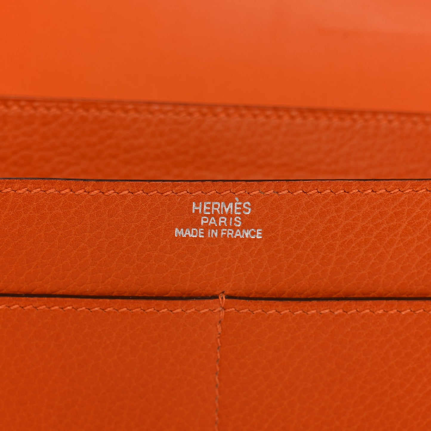 Togo Dogon Duo Wallet Orange