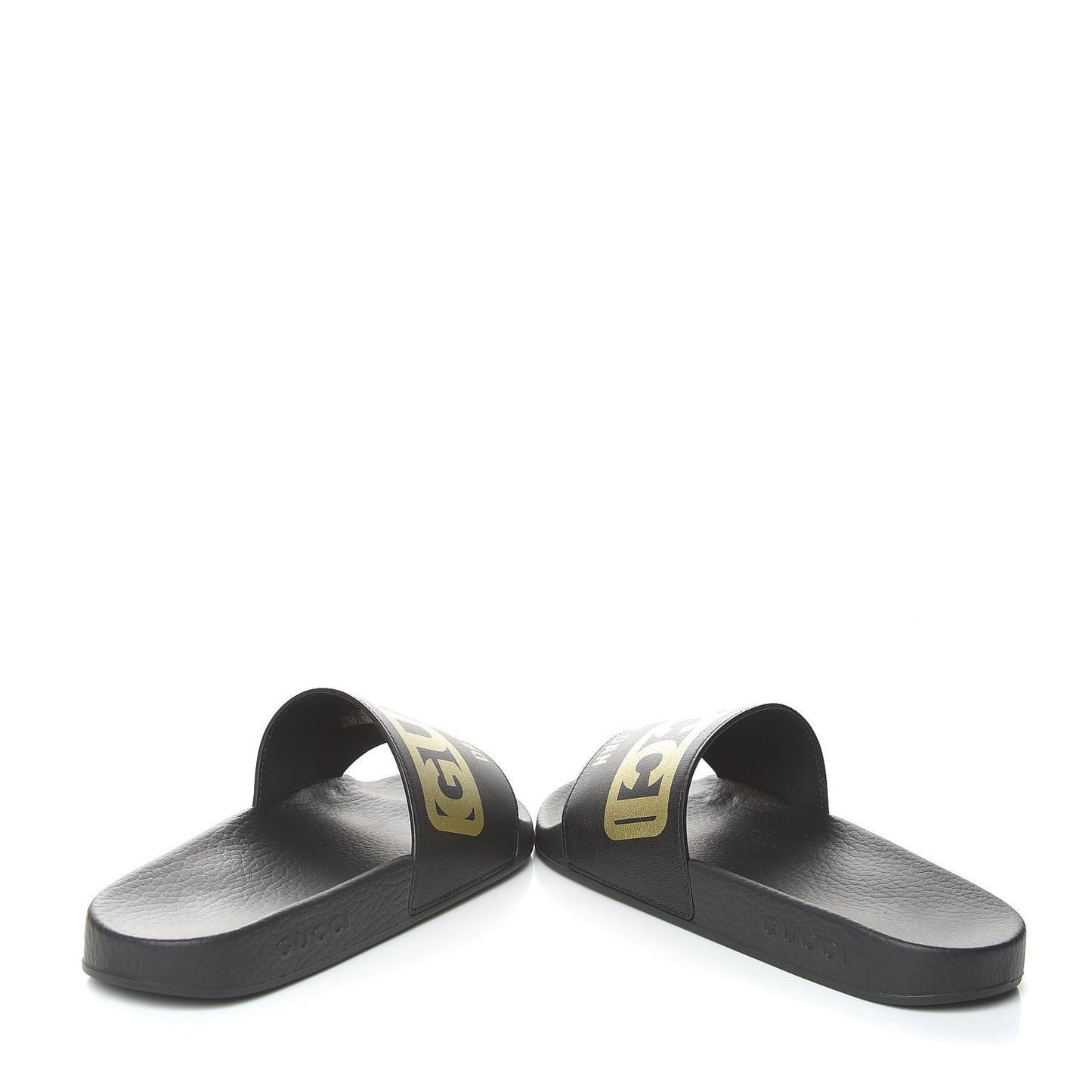 X DAPPER DAN Rubber Womens Slide Sandals 35 Black