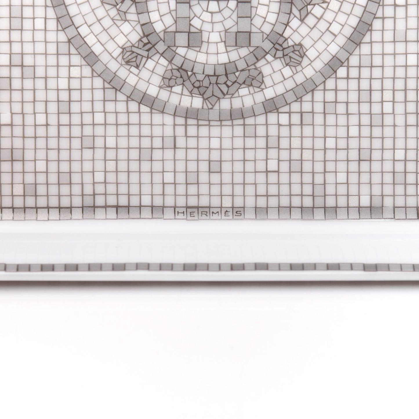 Porcelain Mosaique Au 24 Sushi Plate Platine