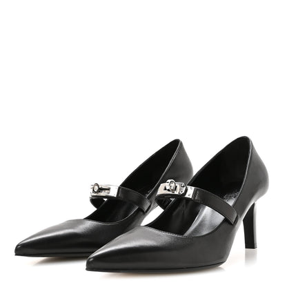 Hermes Nappa Kiara 60 Pumps 40.5 Black 4 of 8