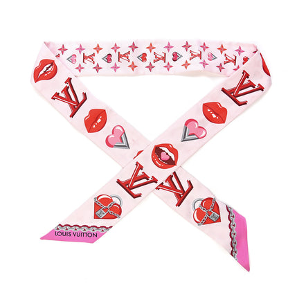 Louis Vuitton Silk Lucky Monogram BB Bandeau Rose Pop 1 of 2