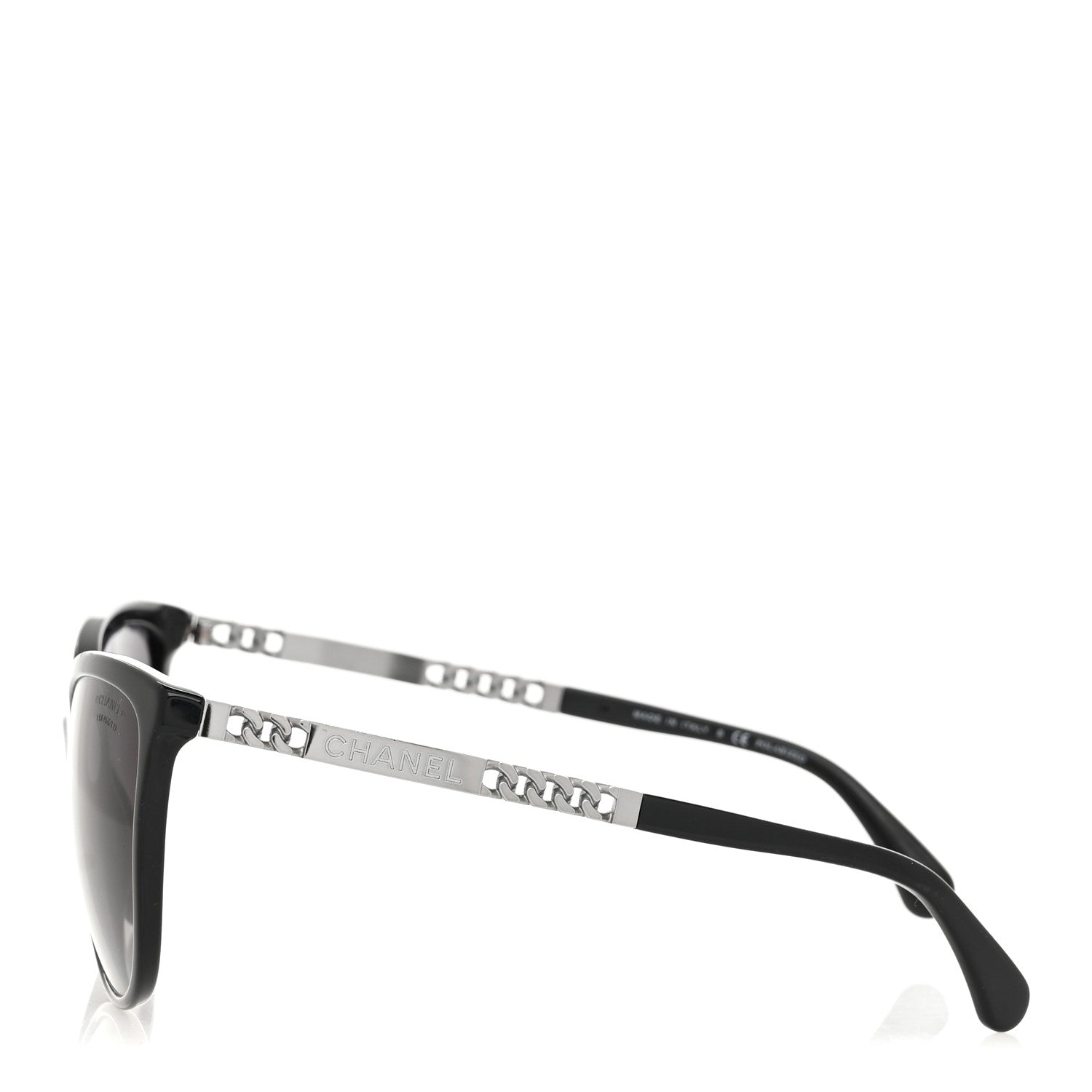 Chanel Chain Polarized Sunglasses 5352 Black 3 of 8