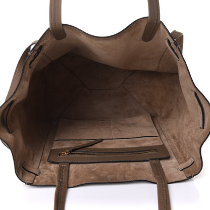 Celine Soft Grained Calfskin Small Belt Cabas Phantom Taupe 5 of 13