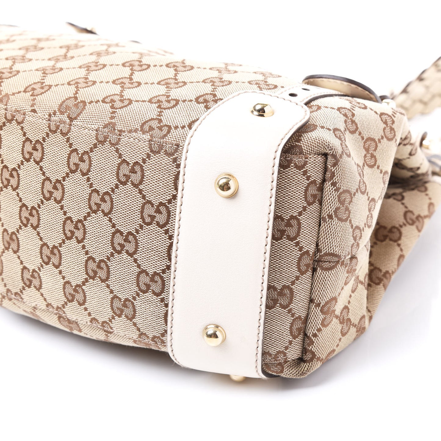 Monogram Small Pelham Shoulder Bag Off White