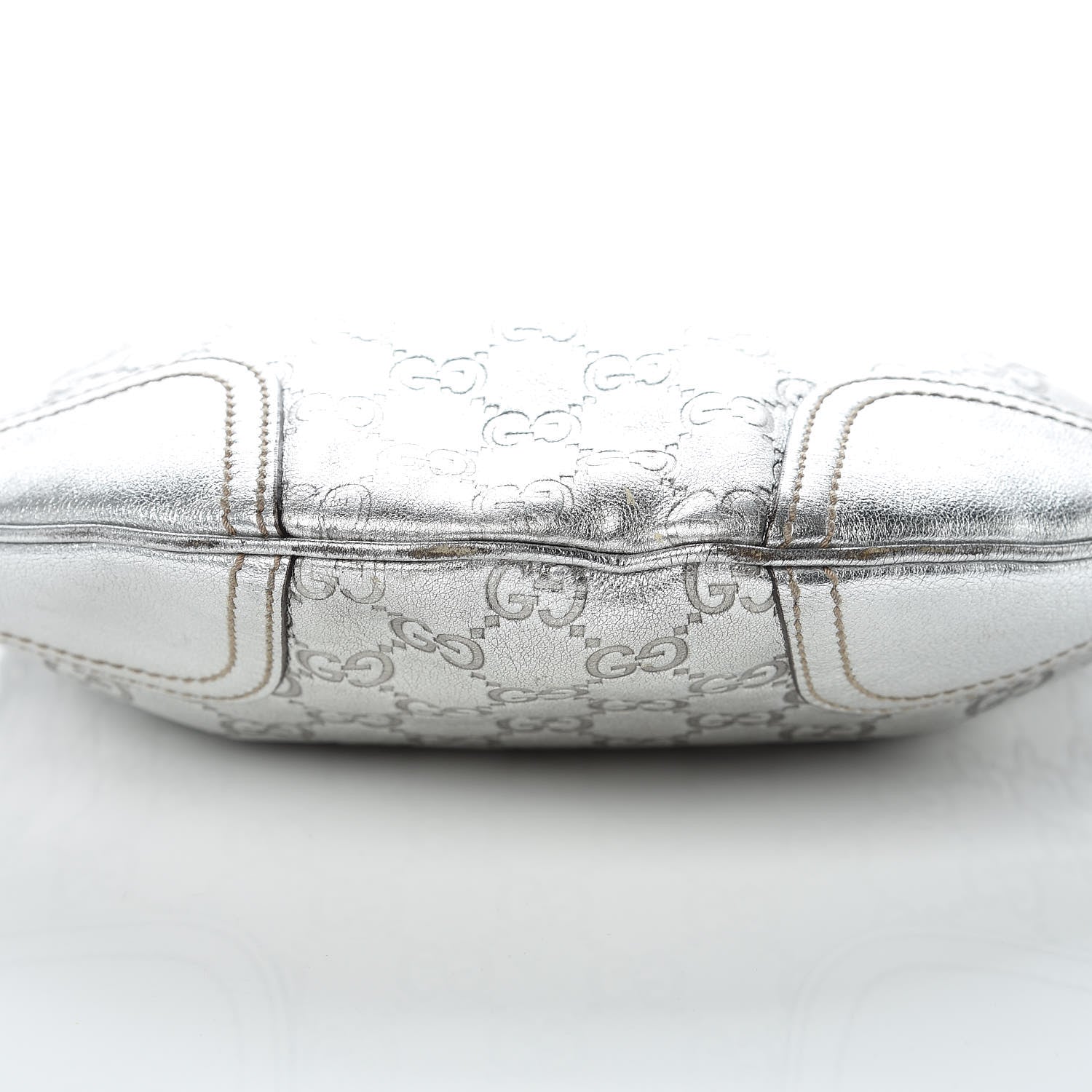 Gucci Guccissima Small Princy Hobo Silver 9 of 10
