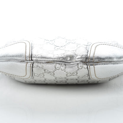 Gucci Guccissima Small Princy Hobo Silver 9 of 10