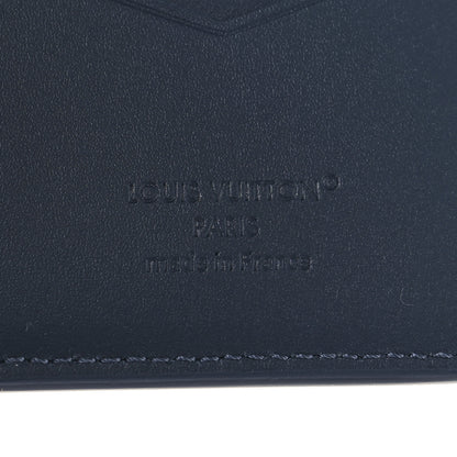 Louis Vuitton Calfskin Monogram Shadow Pocket Organizer Navy Blue 6 of 6