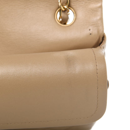 Chanel Lambskin Quilted Small Double Flap Beige 15 of 20