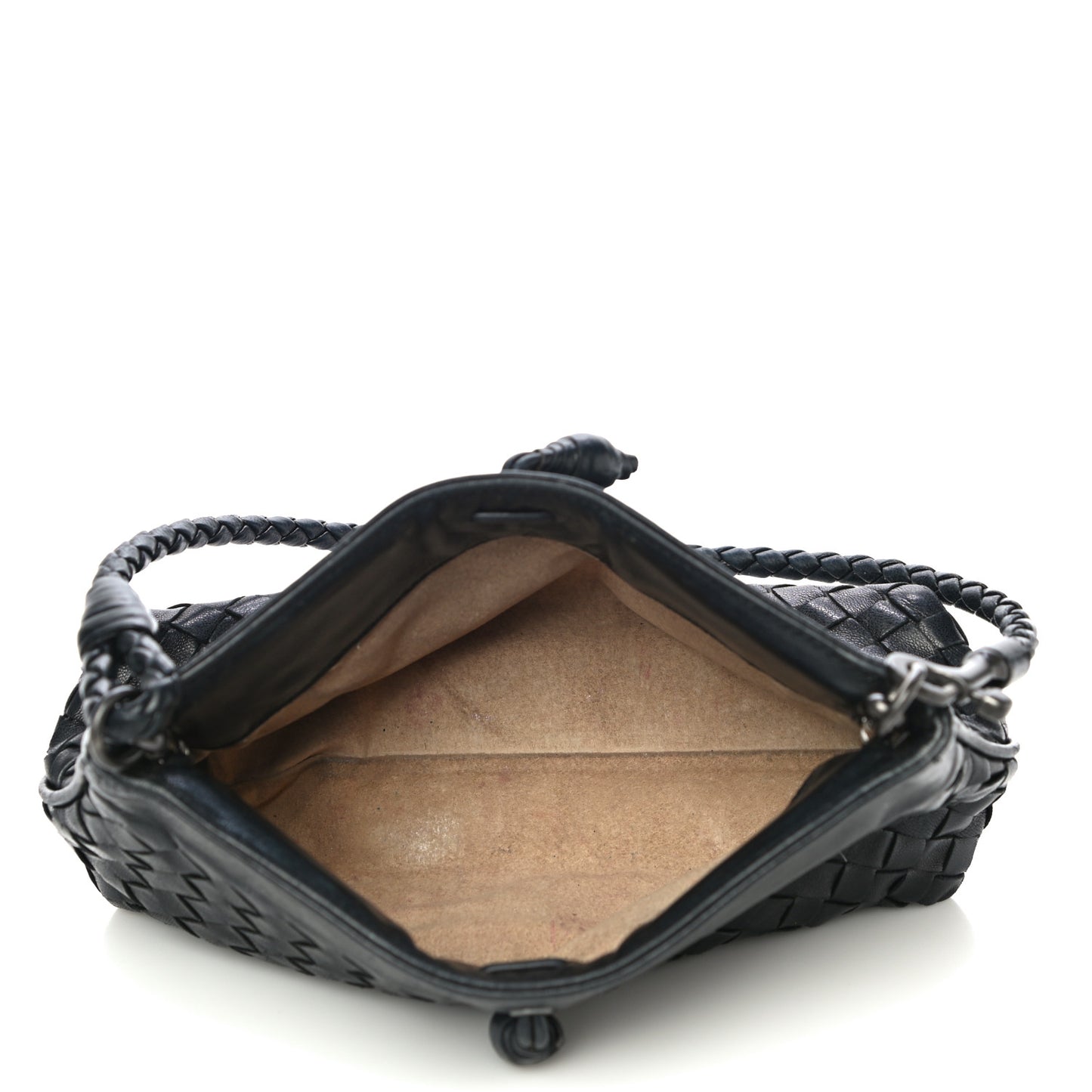 Nappa Intrecciato Mini Shoulder Bag Black