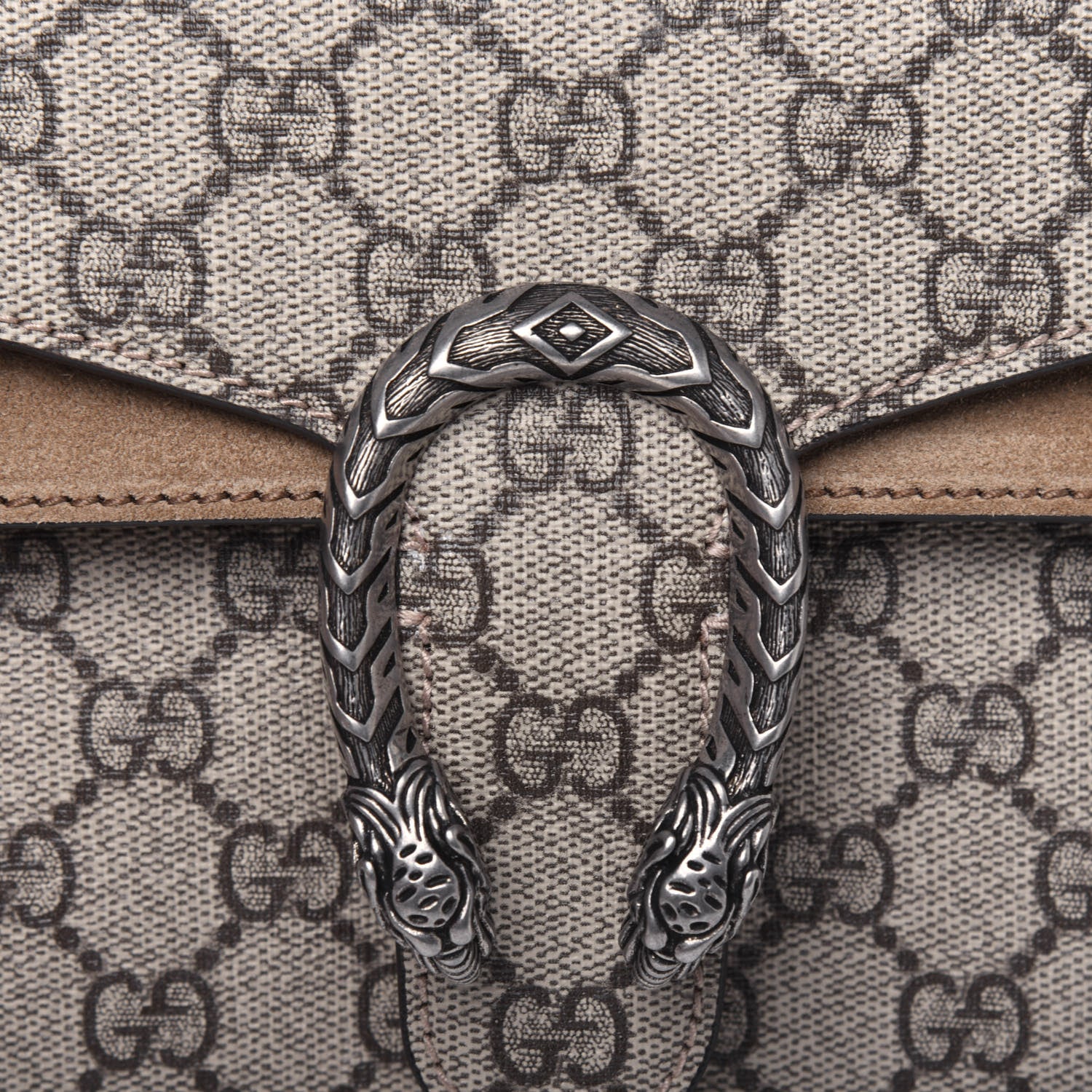 Gucci GG Supreme Monogram Mini Dionysus Shoulder Bag Taupe 13 of 15