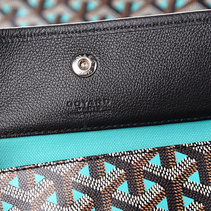 Goyard Goyardine Saint Louis Claire Voie GM Black Blue 6 of 11