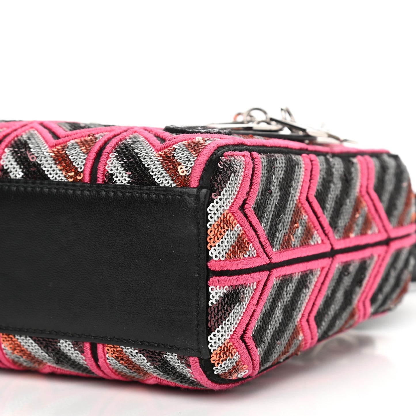 Patent Sequin Mini Lady Dior