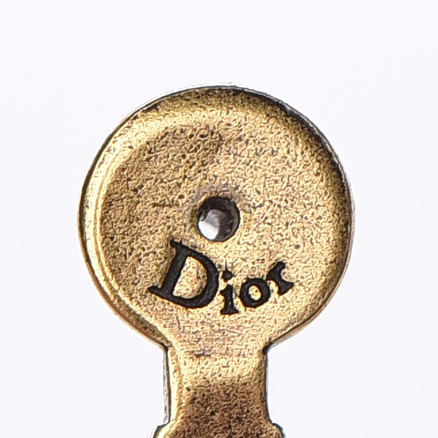 Metal J'Adior Earrings Aged Gold
