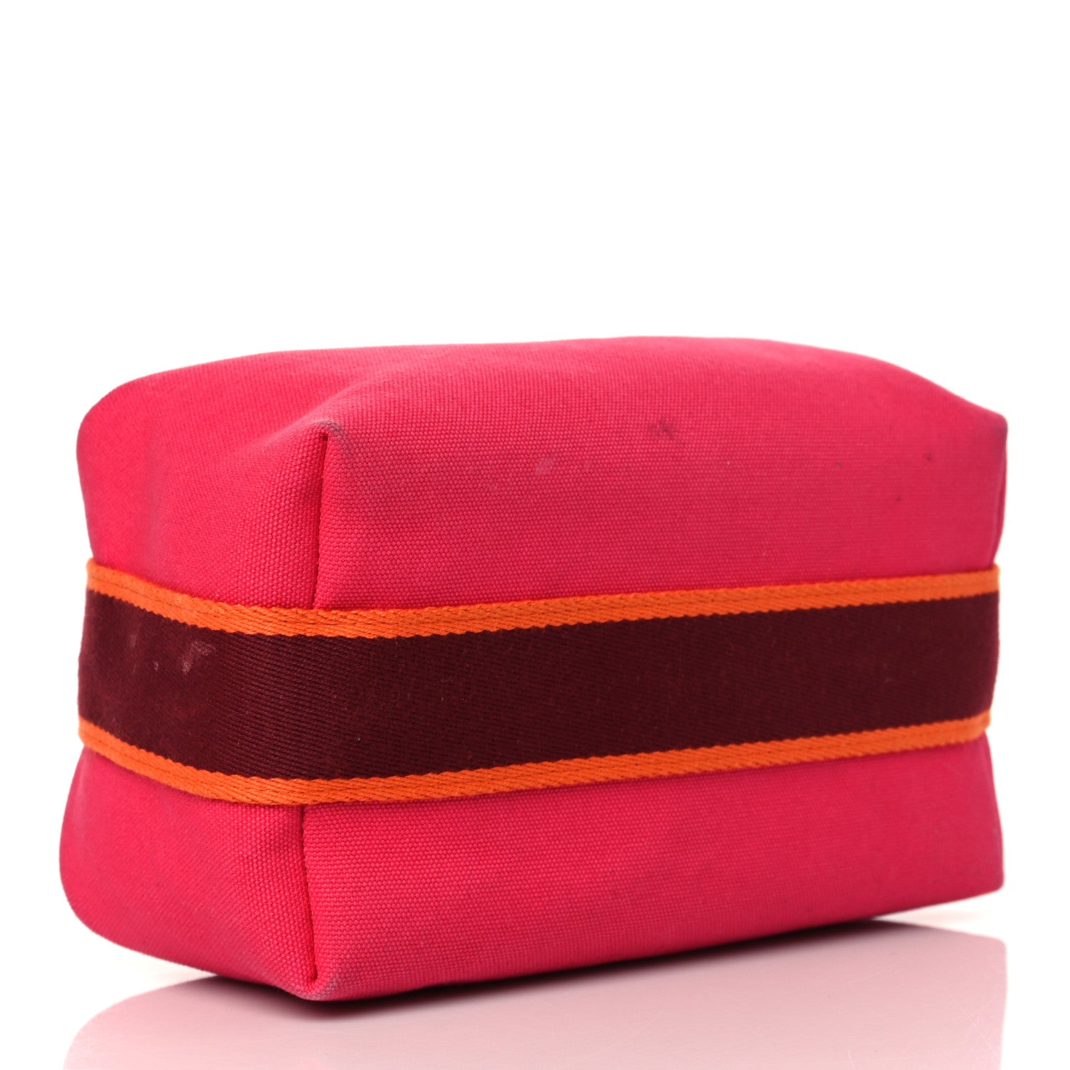 Hermes Canvas Small Bride-A-Brac Pouch Hibiscus 4 of 12