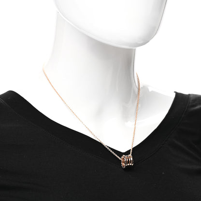 Bulgari 18K Rose Gold B.Zero1 Pendant Necklace 2 of 6