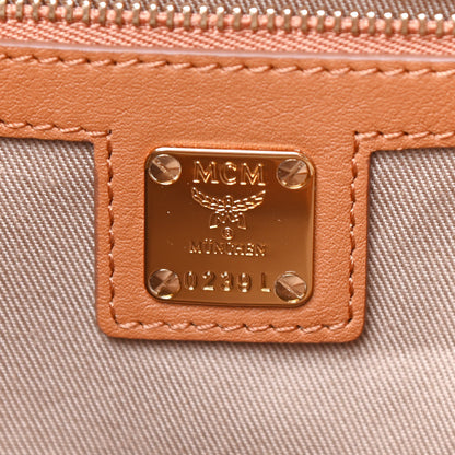 MCM Calfskin Ottomar Monogram Large Klara Hobo Cognac 6 of 9