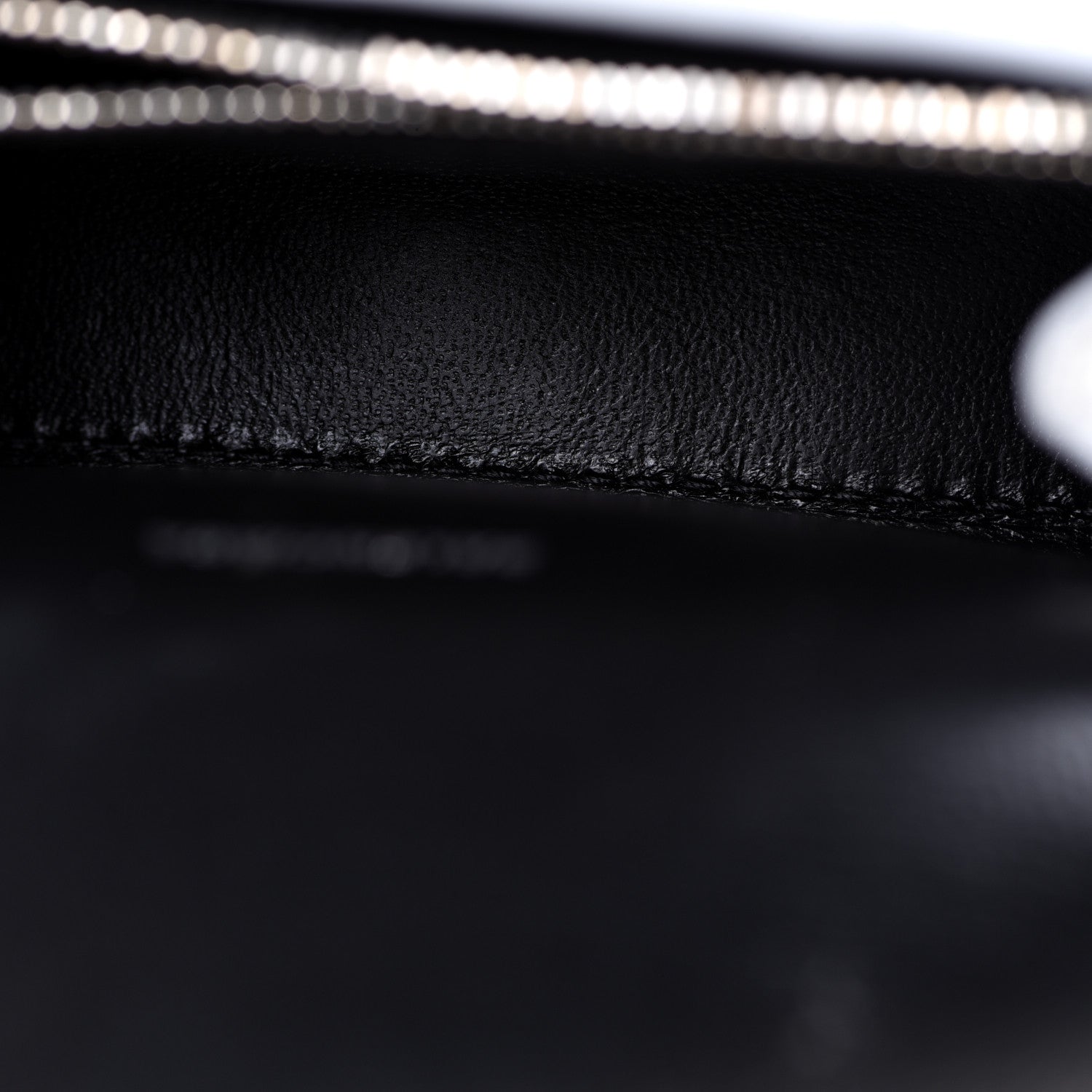 Balenciaga Metallic Calfskin Crocodile Embossed Hourglass Chain Cardholder Silver 5 of 7