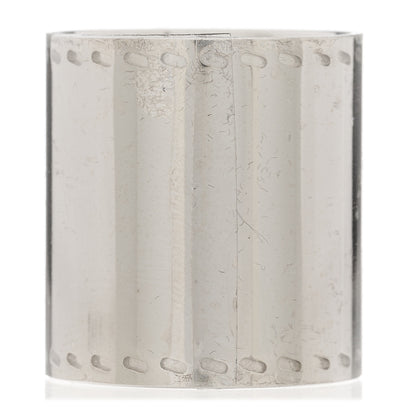 Hermes Palladium Tete de Cheval Horse Charm Scarf Ring 3 of 5