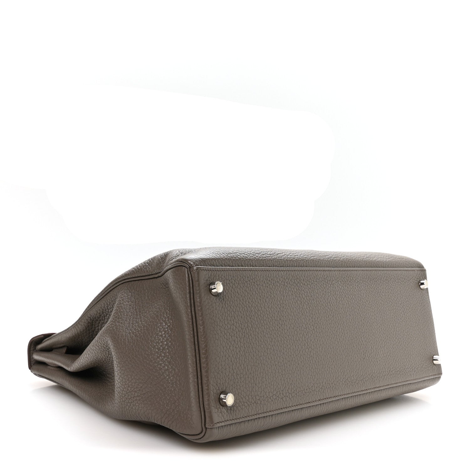 Hermes Taurillon Clemence Kelly Retourne 40 Etain 4 of 11